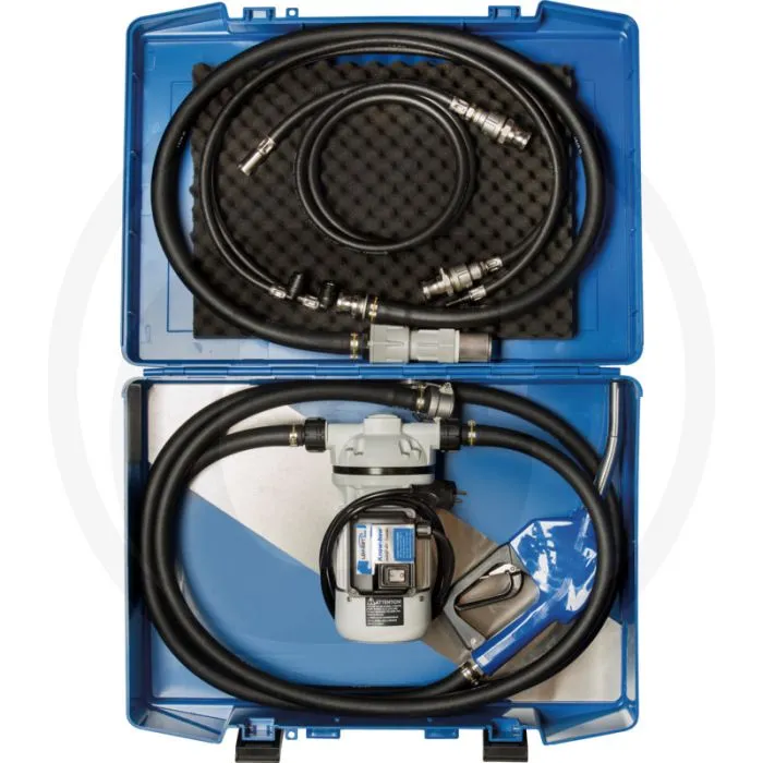 Adblue® zuig- en vulpomp - 230v, 34 l/min cap. & mobiele koffer-oplossing