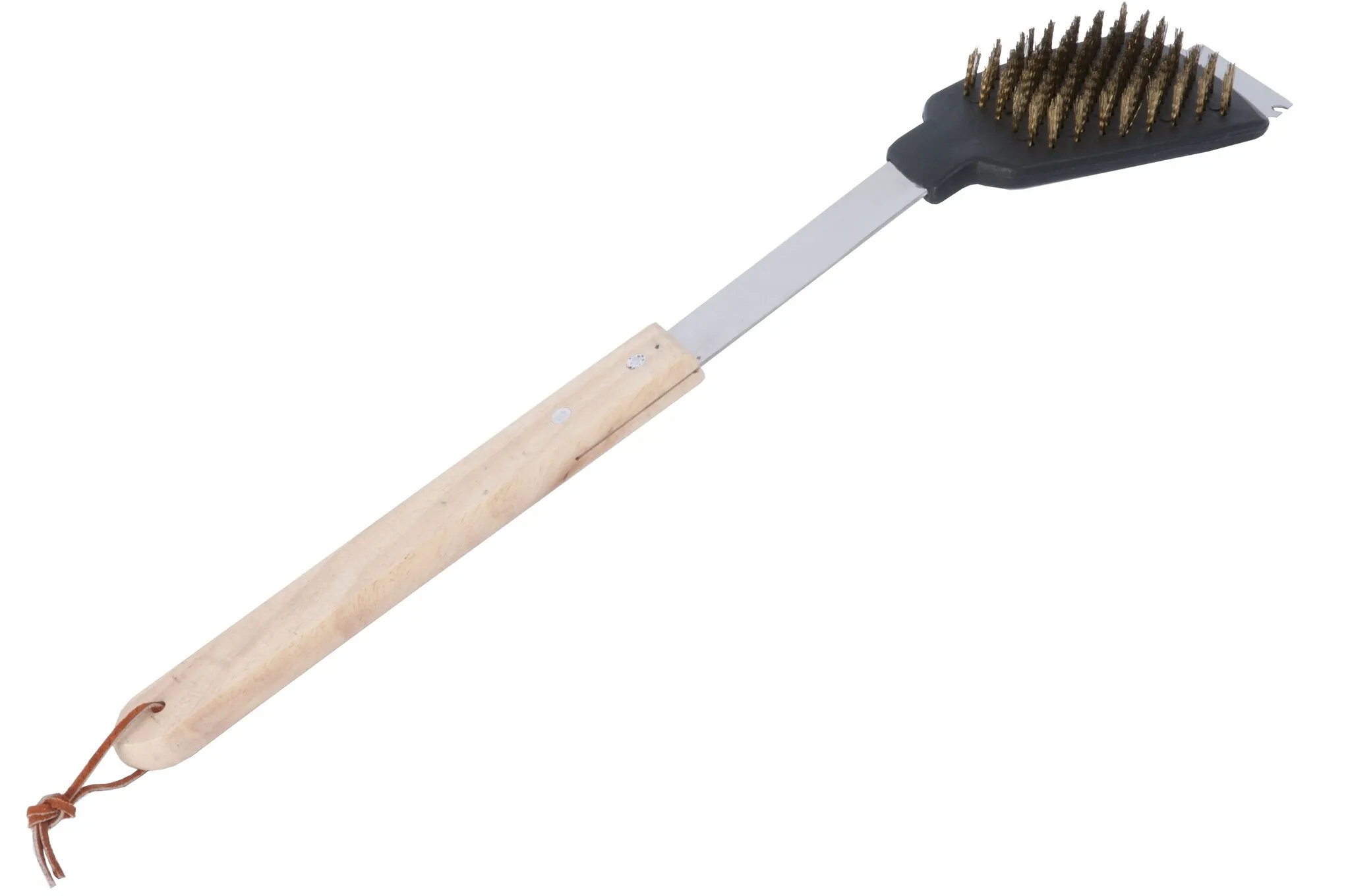 Barbecueborstel en Barbecueschraper Houten Steel