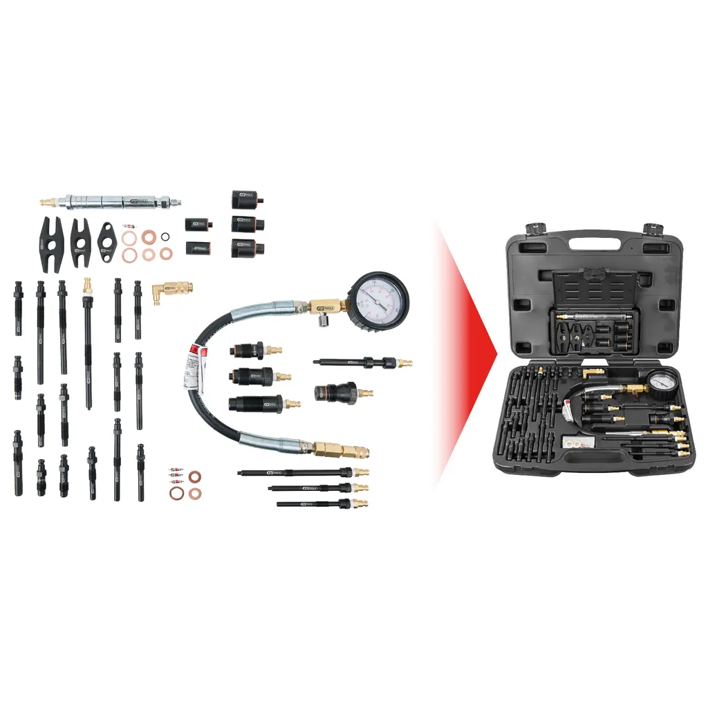 Compressietester voor dieselmotoren, set, 36-dlg