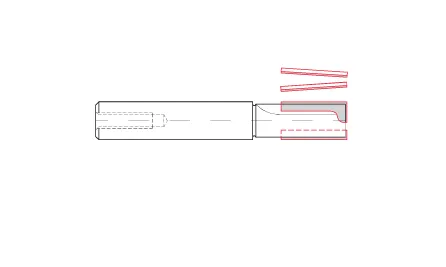 Diamantfrees Ø14x21mm. S=Ø14  Z=1+1 pos./neg. EXTREME BODY