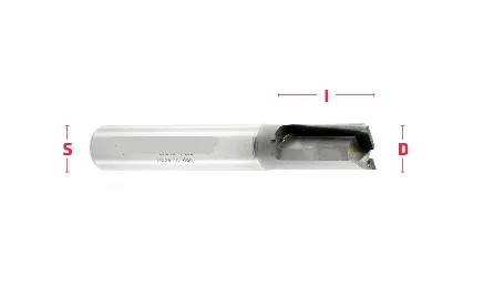 Diamantfrees Ø14x25mm. S=Ø14  Z=1+1 pos./neg.  EXTREME BODY