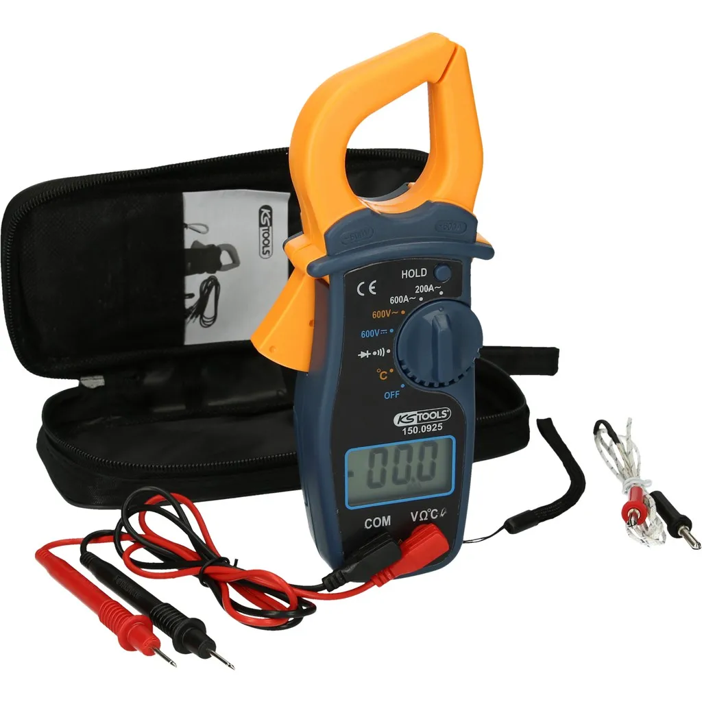 Digitale ampèremeterset, 4-dlg 600A