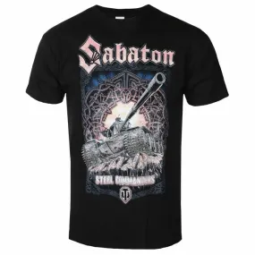 Heren T-shirt SABATON - Steel Commanders World Of Tanks - Zwart