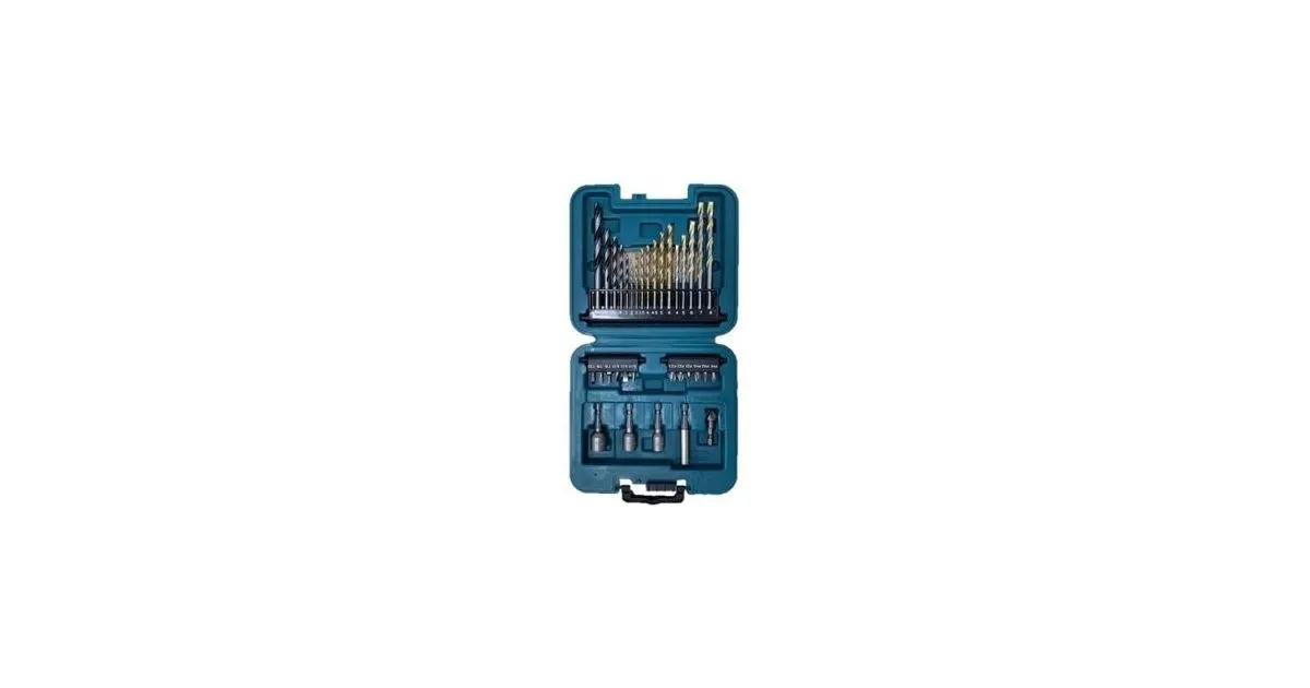 MAKITA bit- en boorset 34-dlg in kunststof koffer B-68498