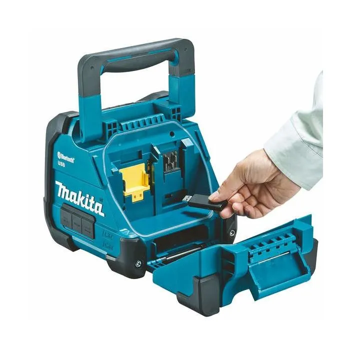 Makita DMR202 10,8-18V Bluetooth Speaker Body IP64 met Mediaspeler in Doos