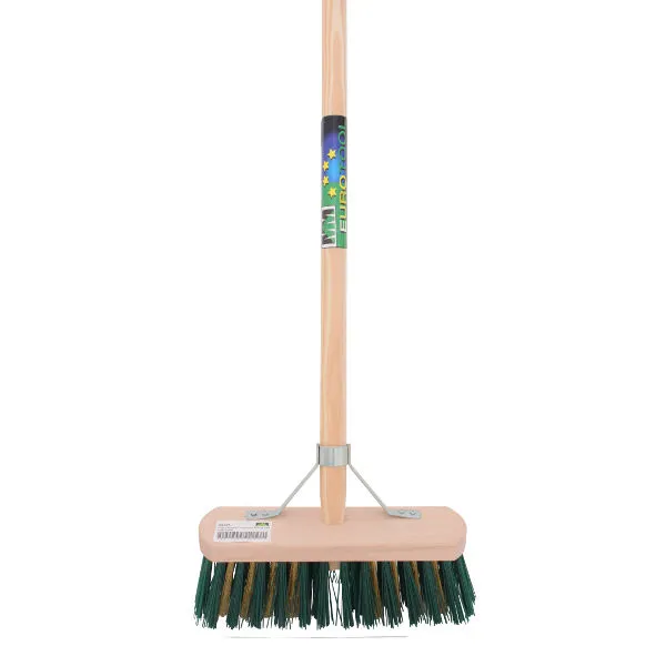 Onkruidbezem met steel 150cm met stokhouder