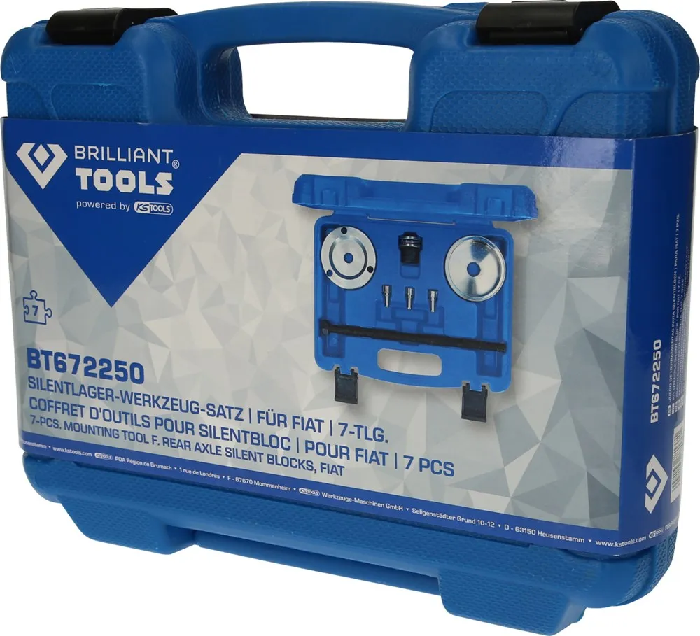 Silent-lagergereedschapset, voor fiat, 7-dlg
