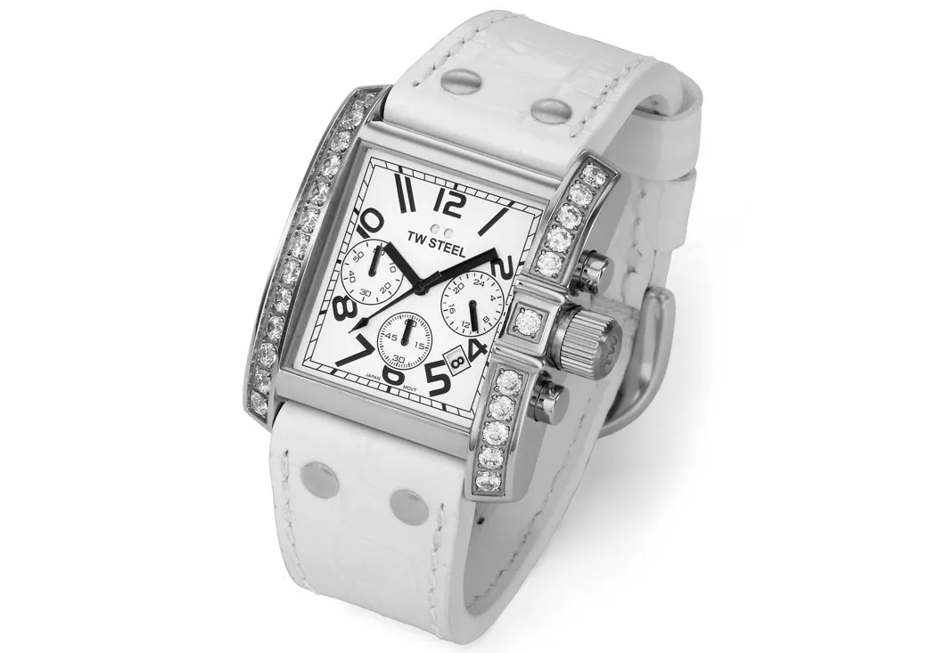 TW STEEL horlogeband TW118 wit (26mm)